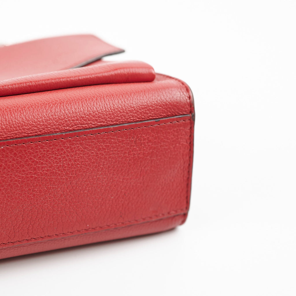 Louis Vuitton Lock Me Red Shoulder Bag