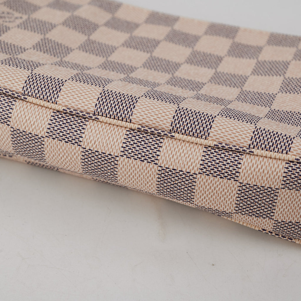 Louis Vuitton Pochette Damier Azur Shoulder Bag