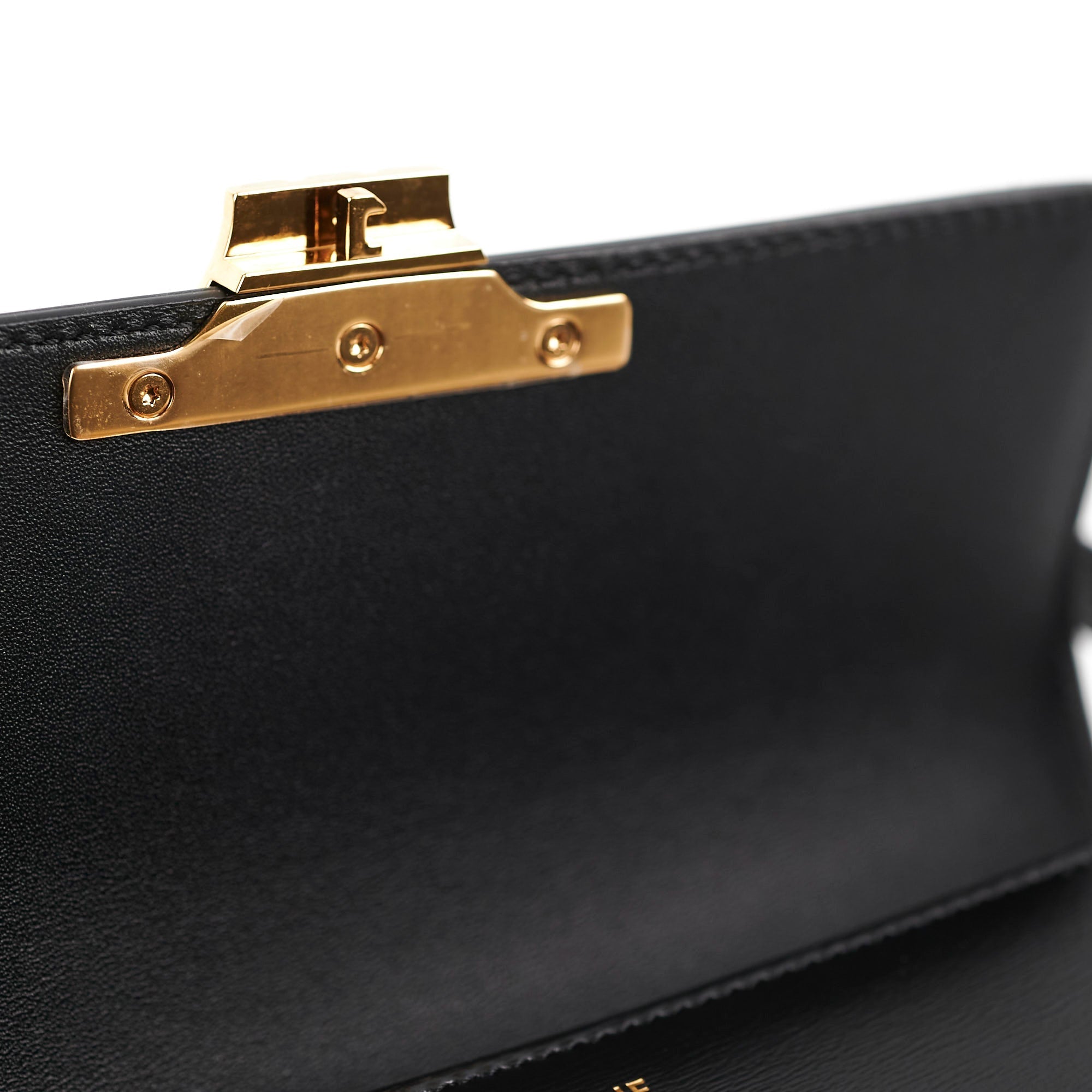 Celine Triomphe Black Shoulder Bag