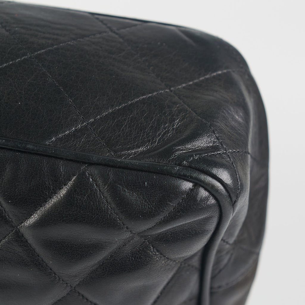 Chanel Vintage CC Chain Tote Black