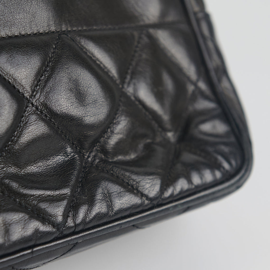 Chanel Vintage CC Chain Tote Black
