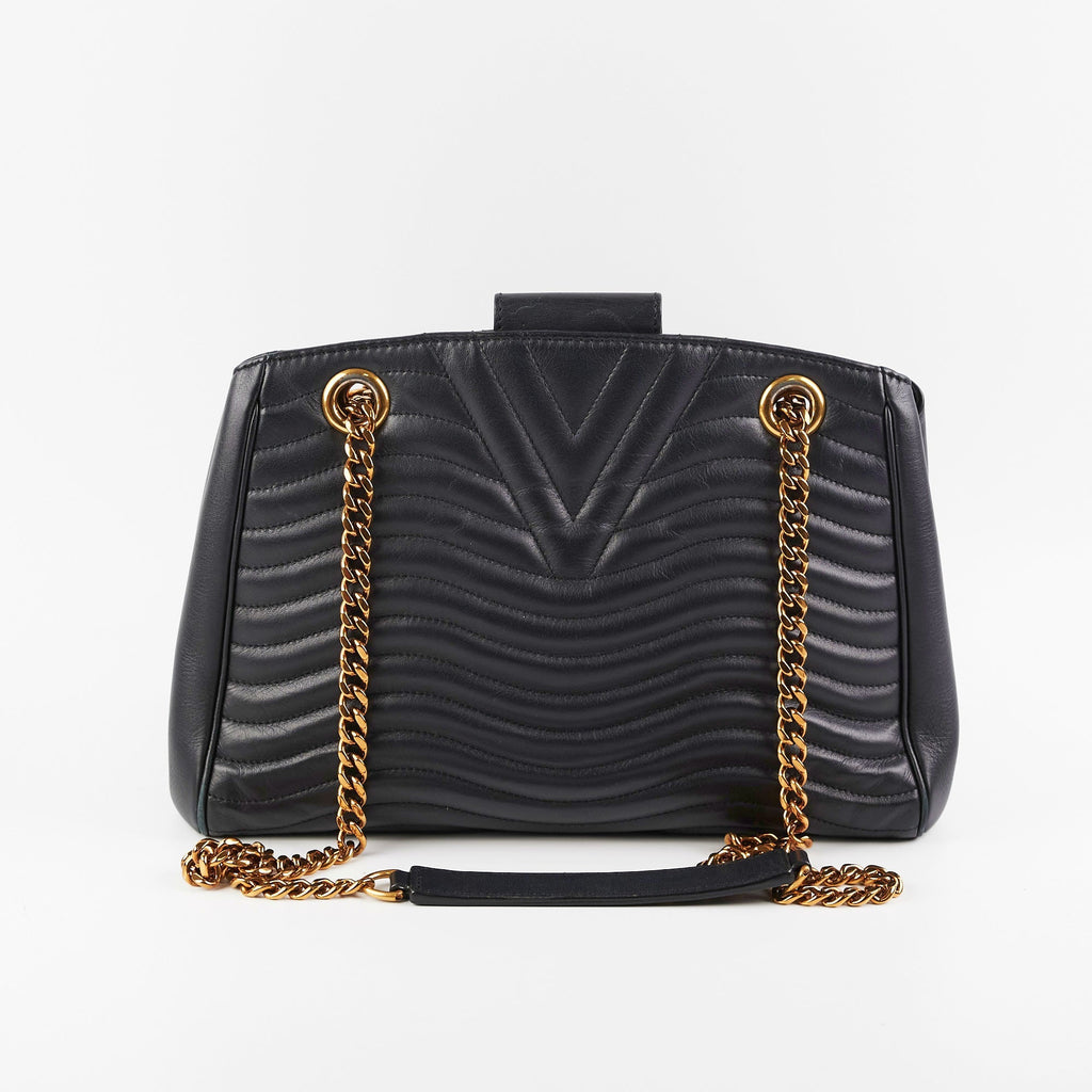 Louis Vuitton New Wave Chain Tote Bag Black
