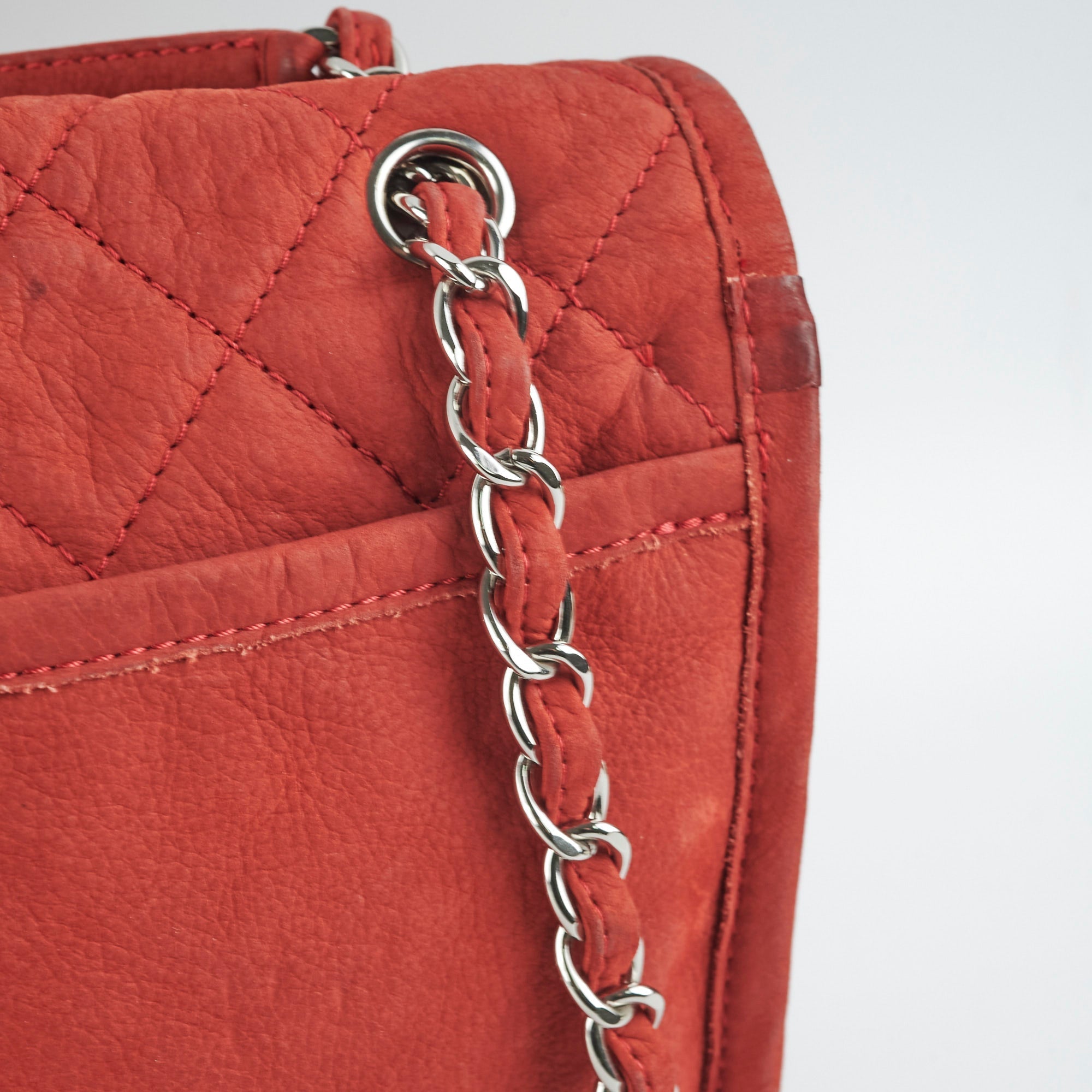 Chanel Red Shoulder Bag