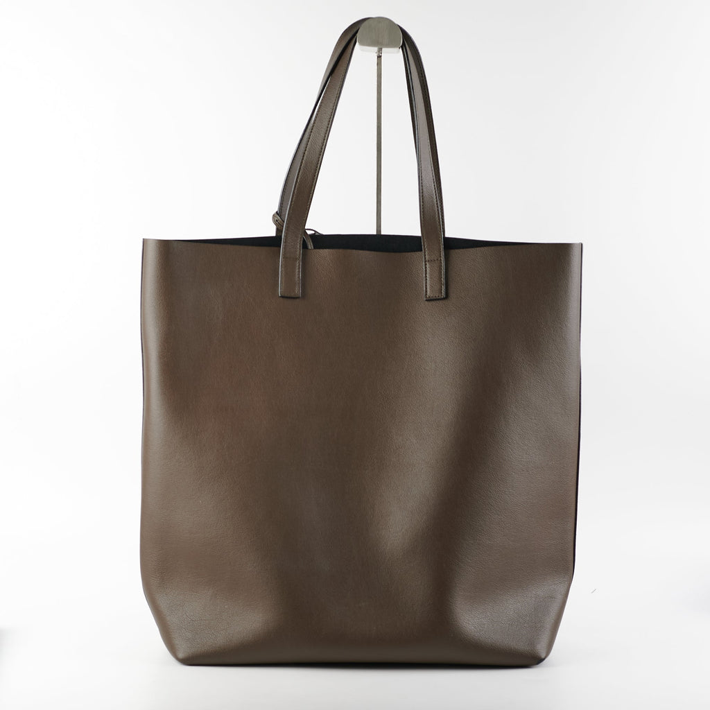 Saint Laurent Olive Green/Grey Tote