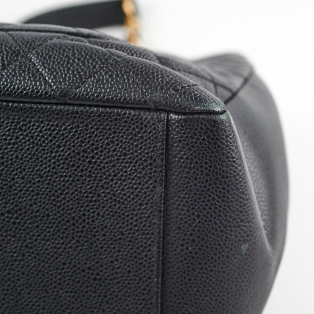 Chanel Caviar GST Grand Shopping Tote Black