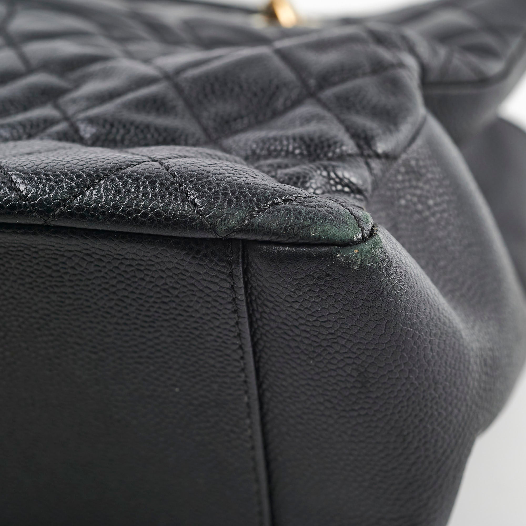 Chanel Caviar GST Grand Shopping Tote Black