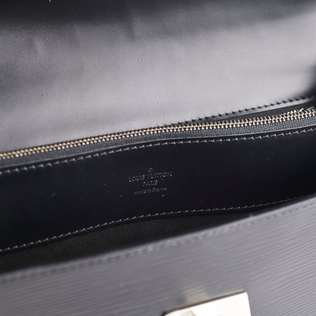 Louis Vuitton Epi Shoulder Bag Black
