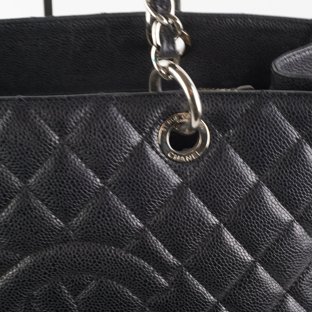 Chanel Grand Shopping Tote GST Black Shoulder Bag