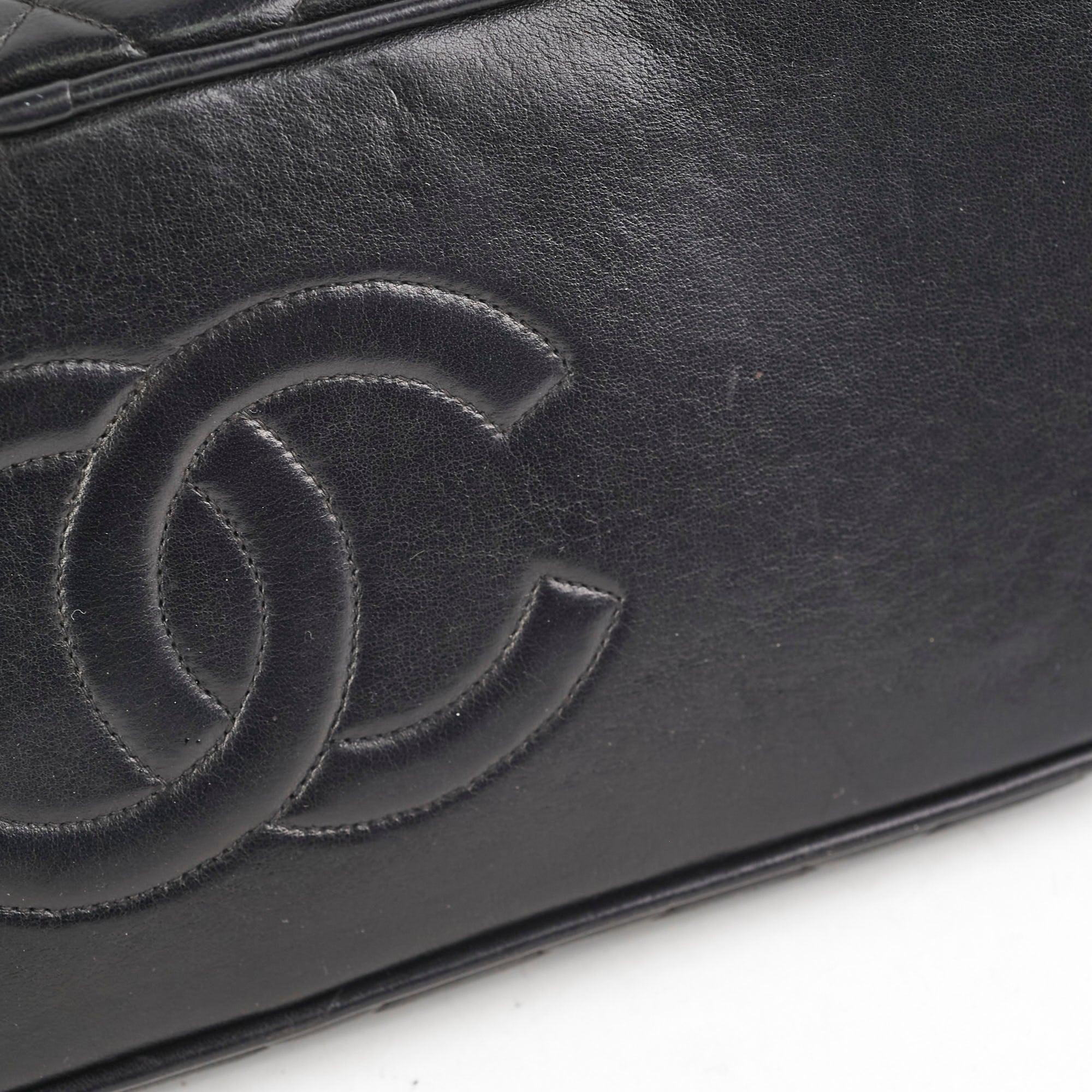 Chanel Dome Black Shoulder Bag
