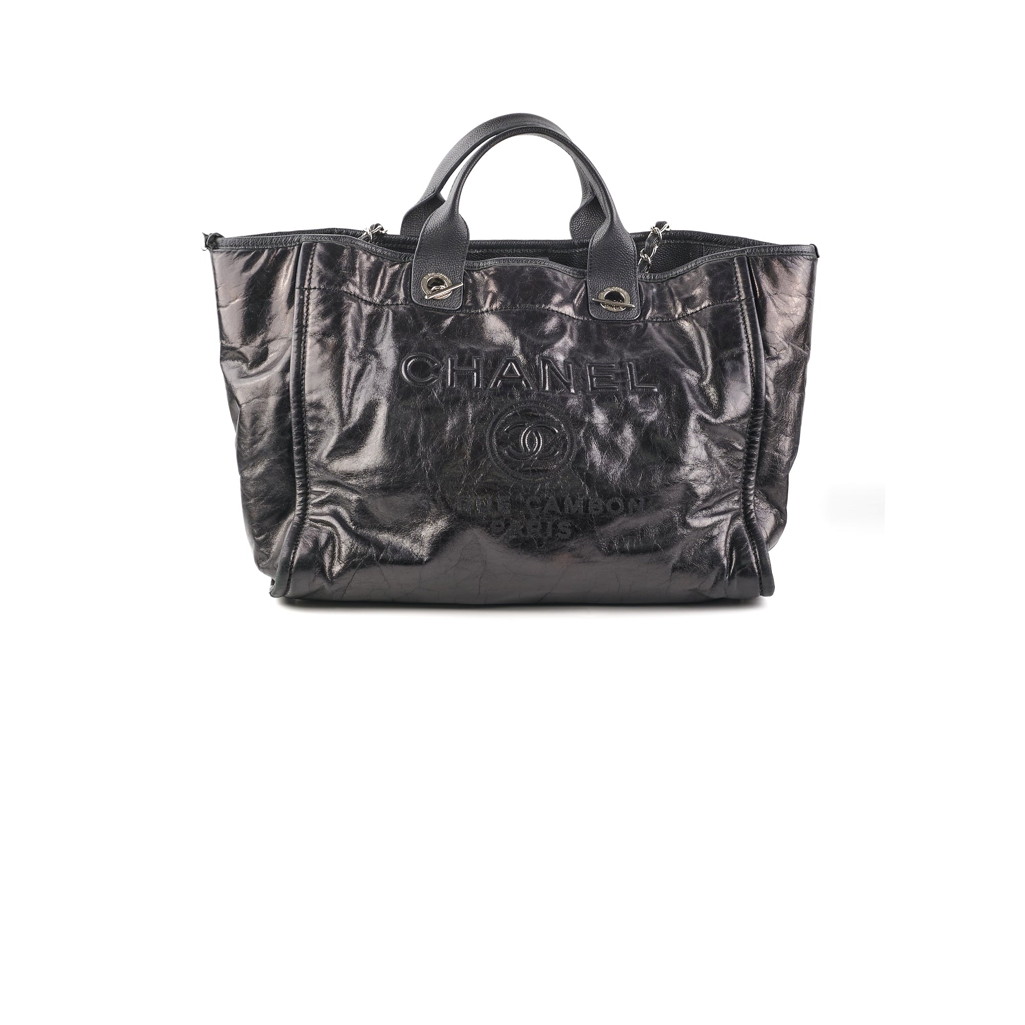 Chanel Deauville Tote Medium Black