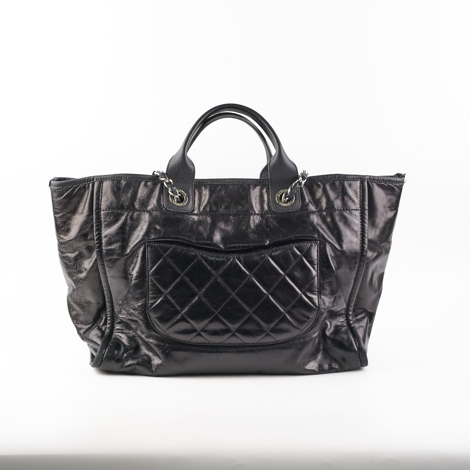 Chanel Deauville Tote Medium Black