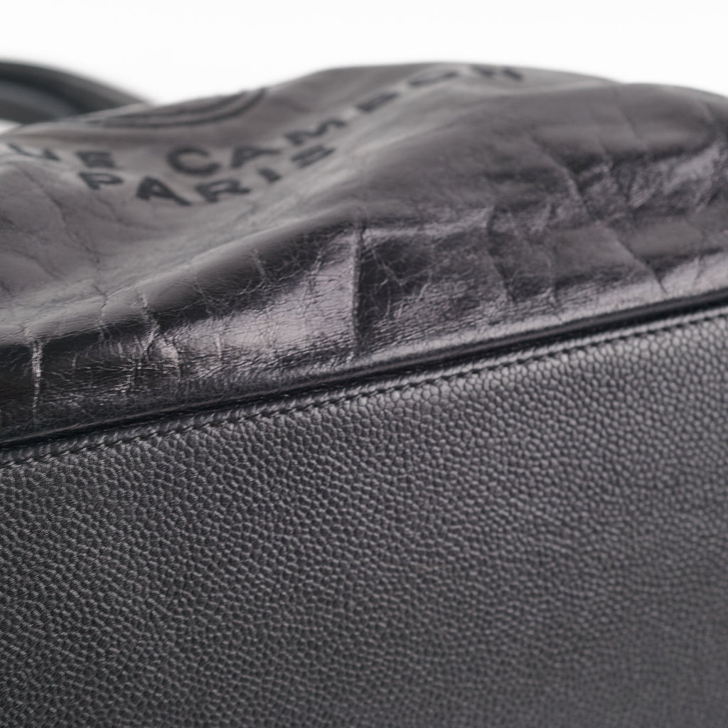 Chanel Deauville Tote Medium Black