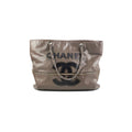 Chanel Grey Soft Calfskin Tote Bag
