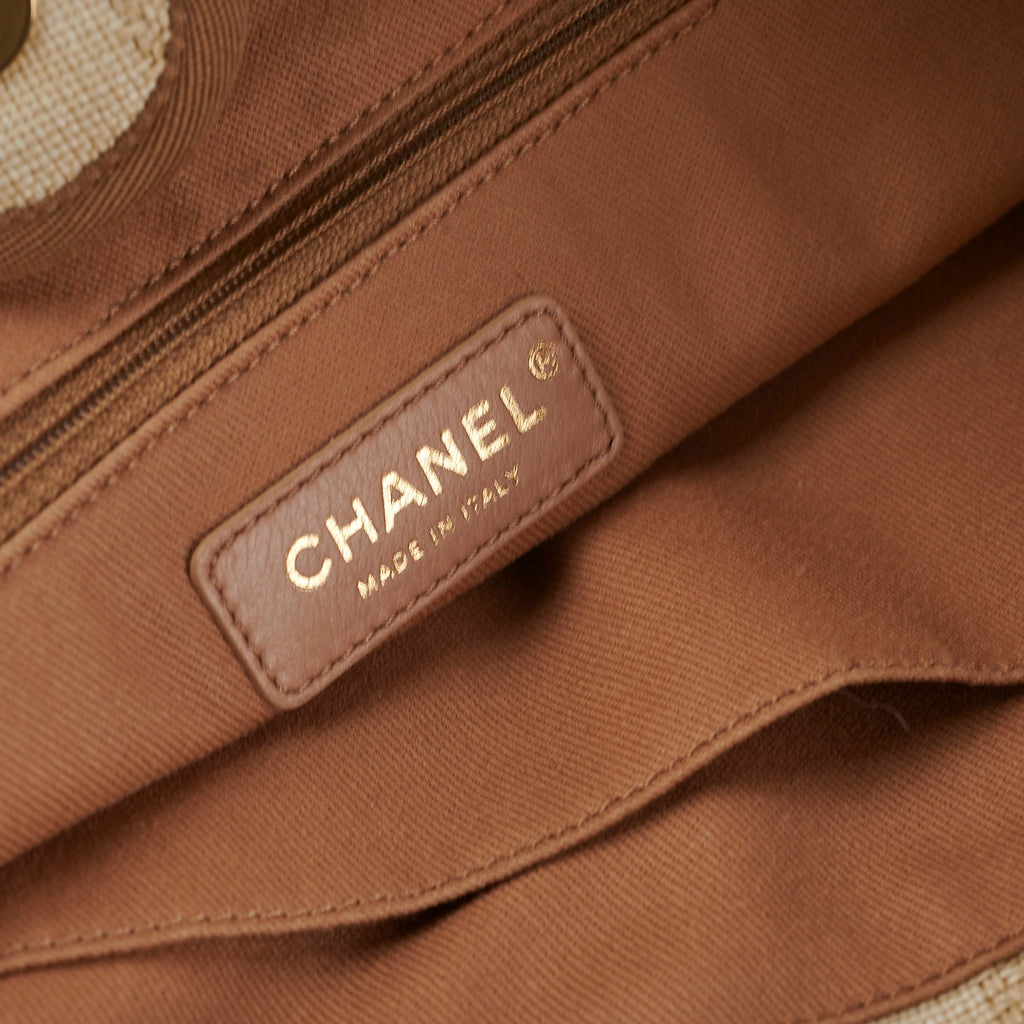 Chanel Deauville Small Beige Tote