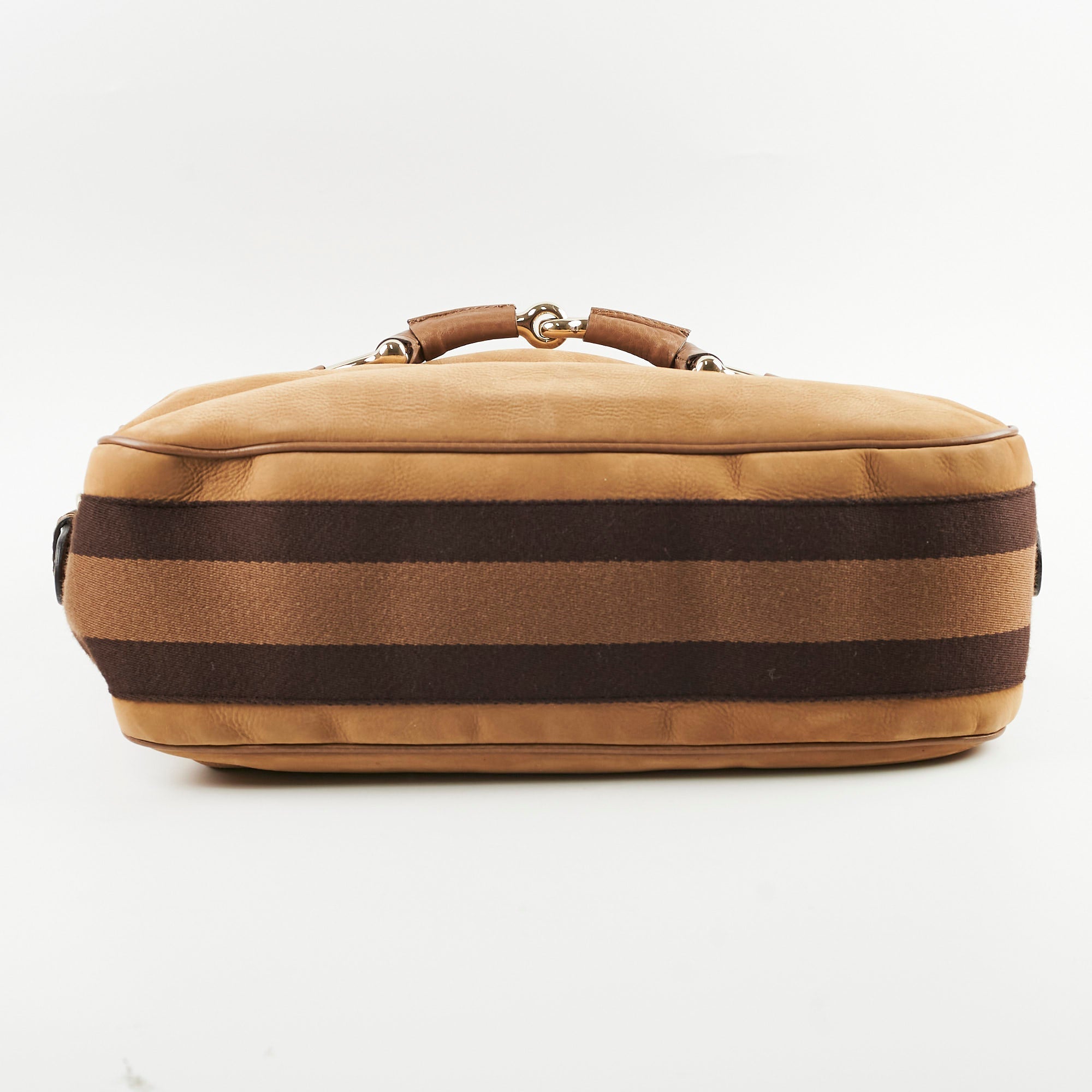 Gucci Horsebit Hobo Shoulder Bag Brown
