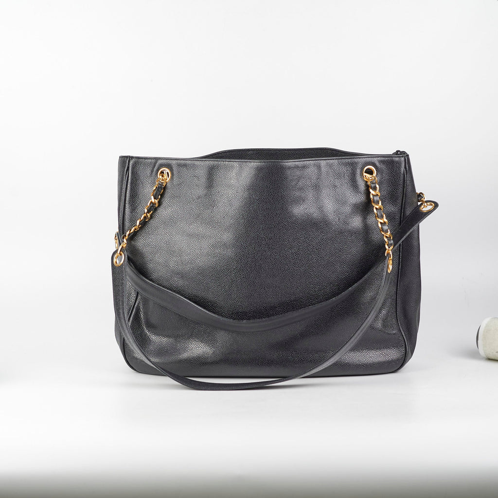 Chanel Caviar Large Tote Black