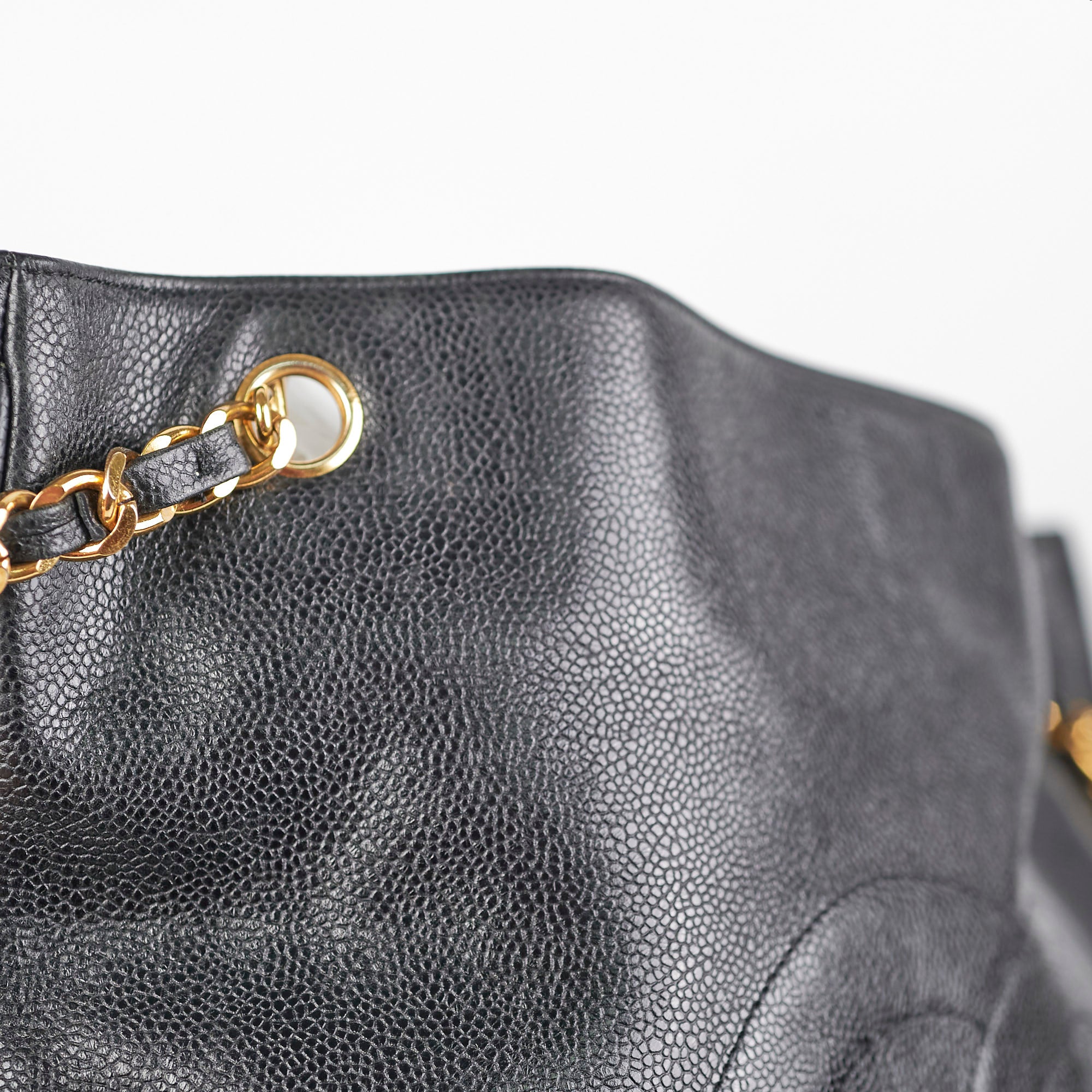 Chanel Caviar Large Tote Black