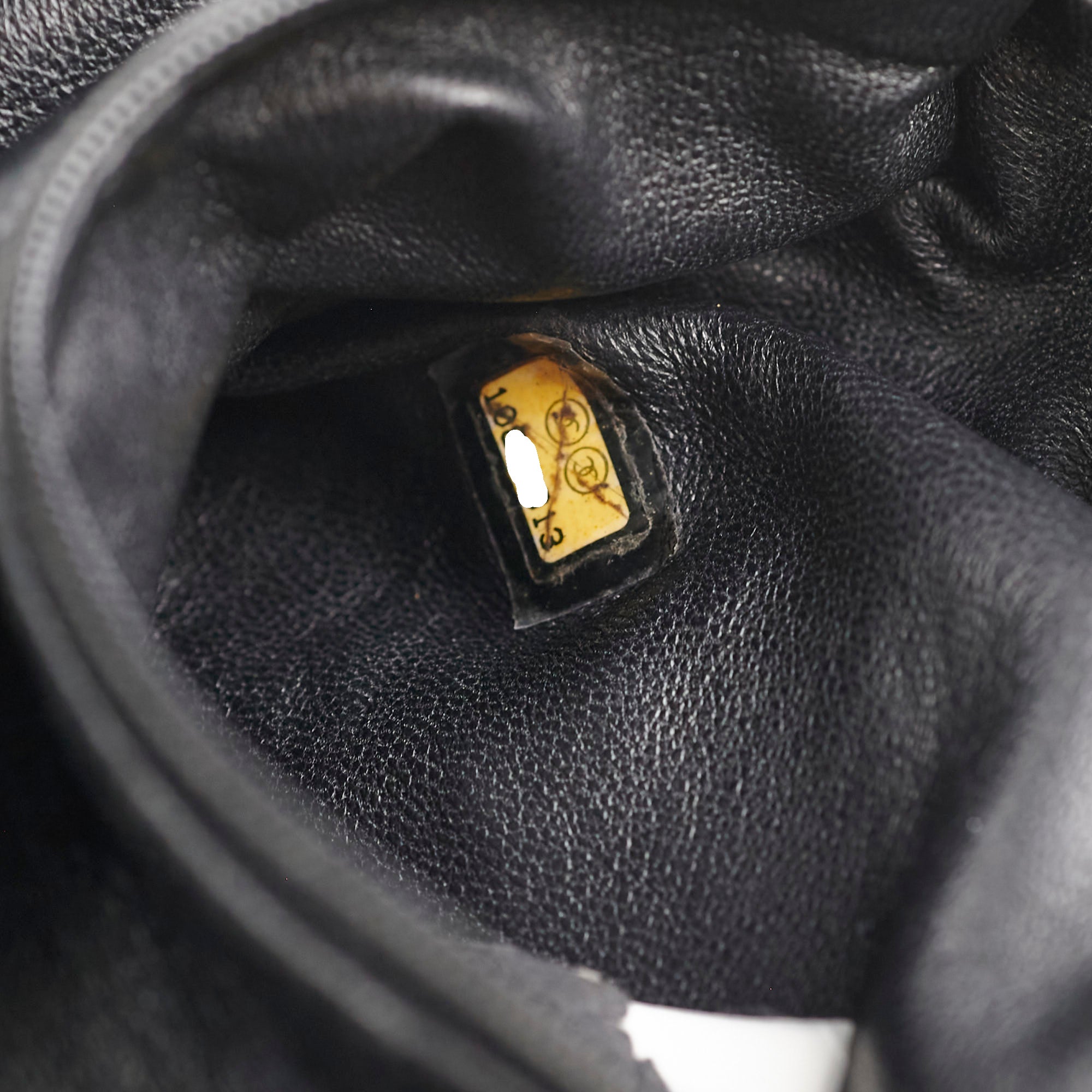 Chanel Vintage Brown Leather Tote - Series 10
