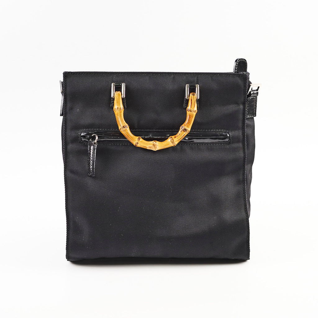 Chanel Vintage Bamboo Handle Mini Tote