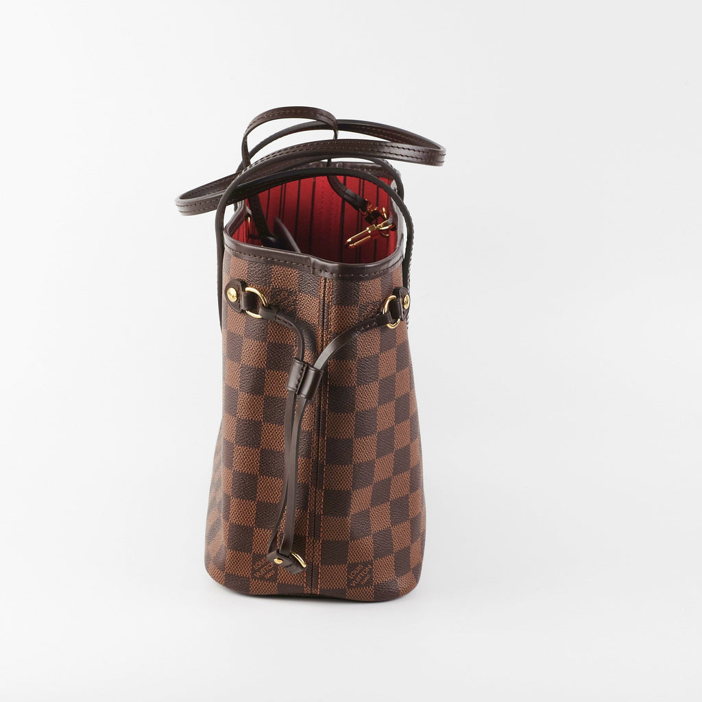 Louis Vuitton Neverfull PM Damier Ebene Shoulder Bag