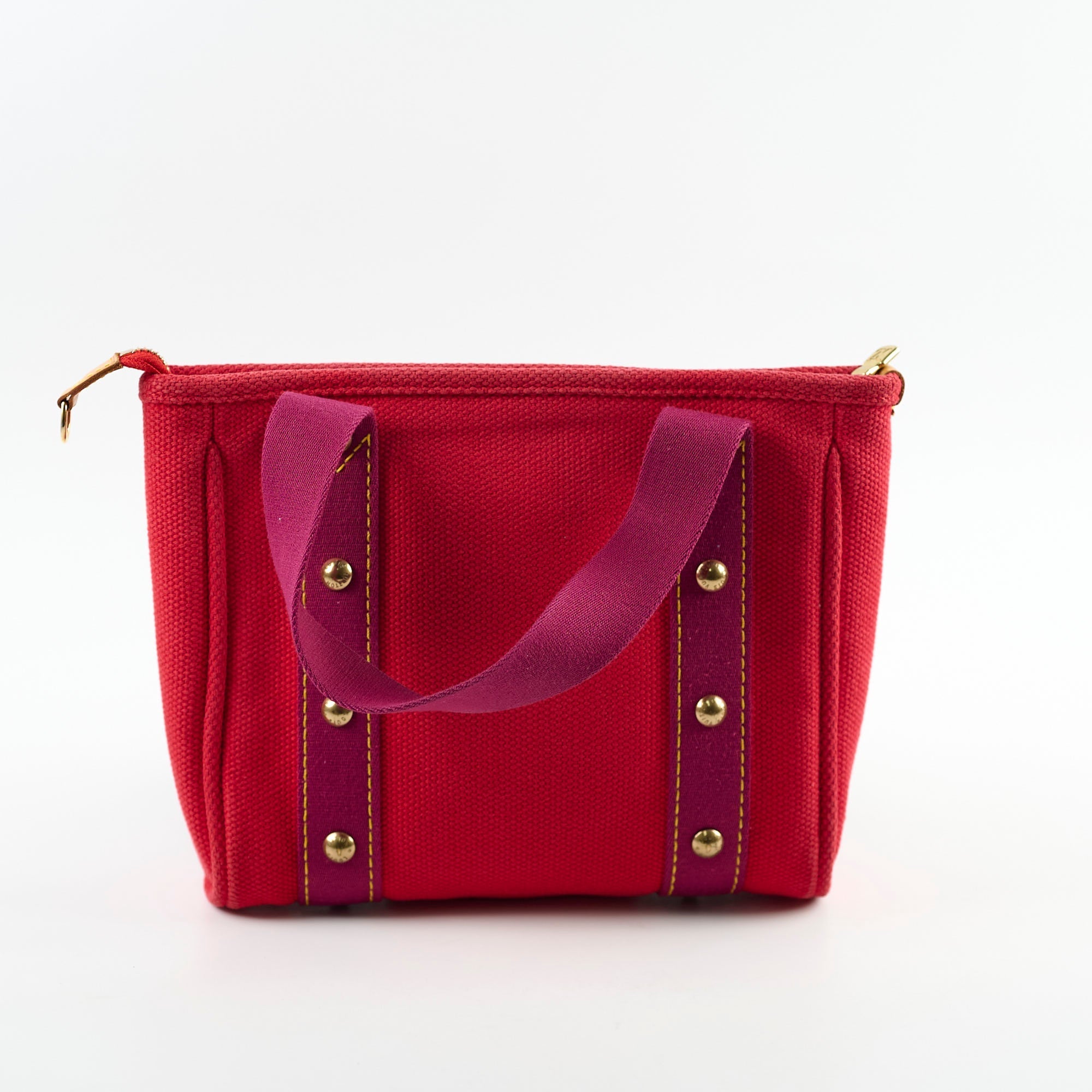 Louis Vuitton Canvas Tote Red