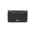 Chanel Reissue 226 Black Calfskin Shoulder Bag