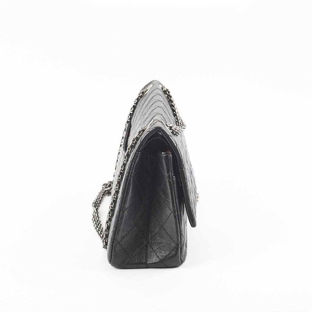 Chanel Reissue 226 Black Calfskin Shoulder Bag