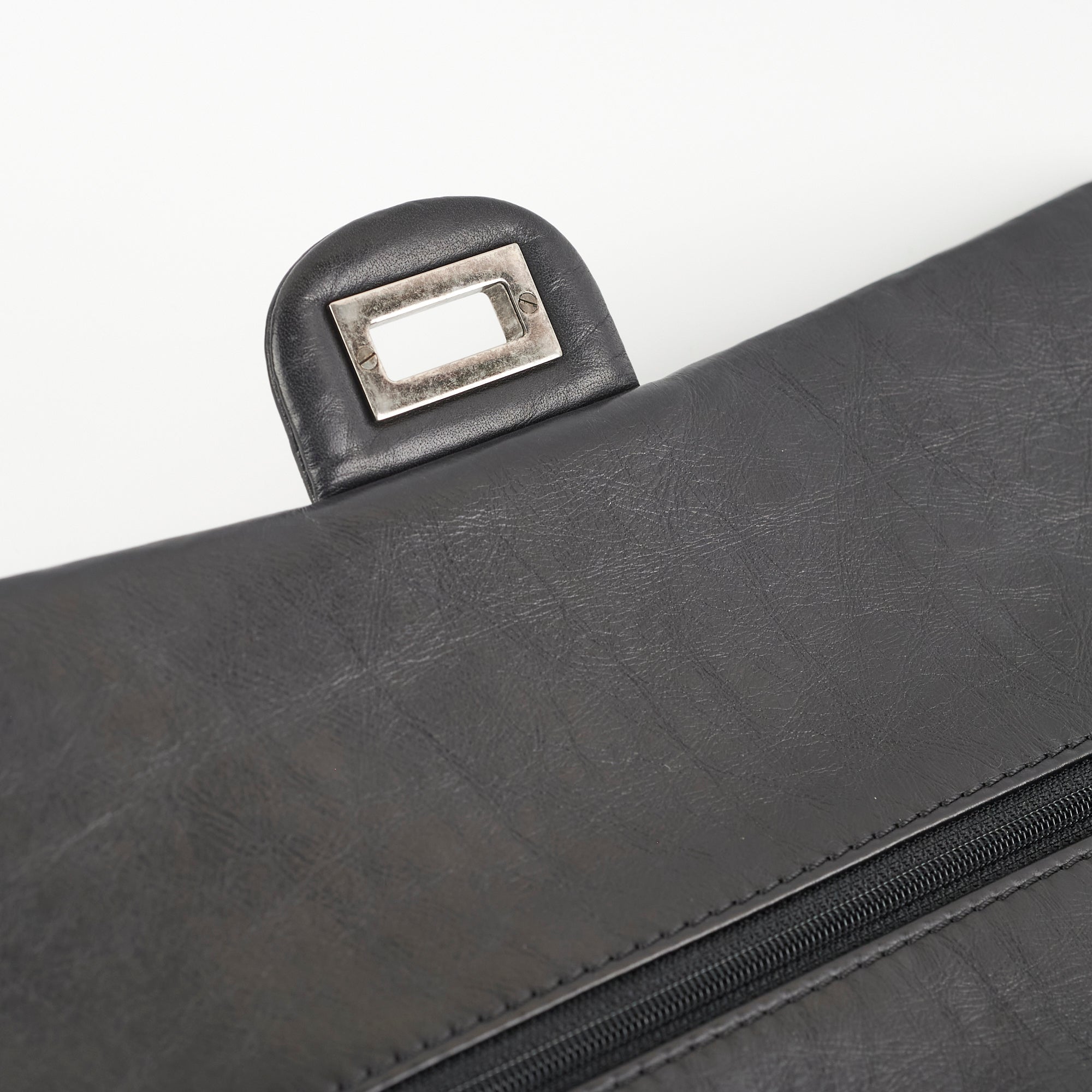 Chanel Reissue 226 Black Calfskin Shoulder Bag