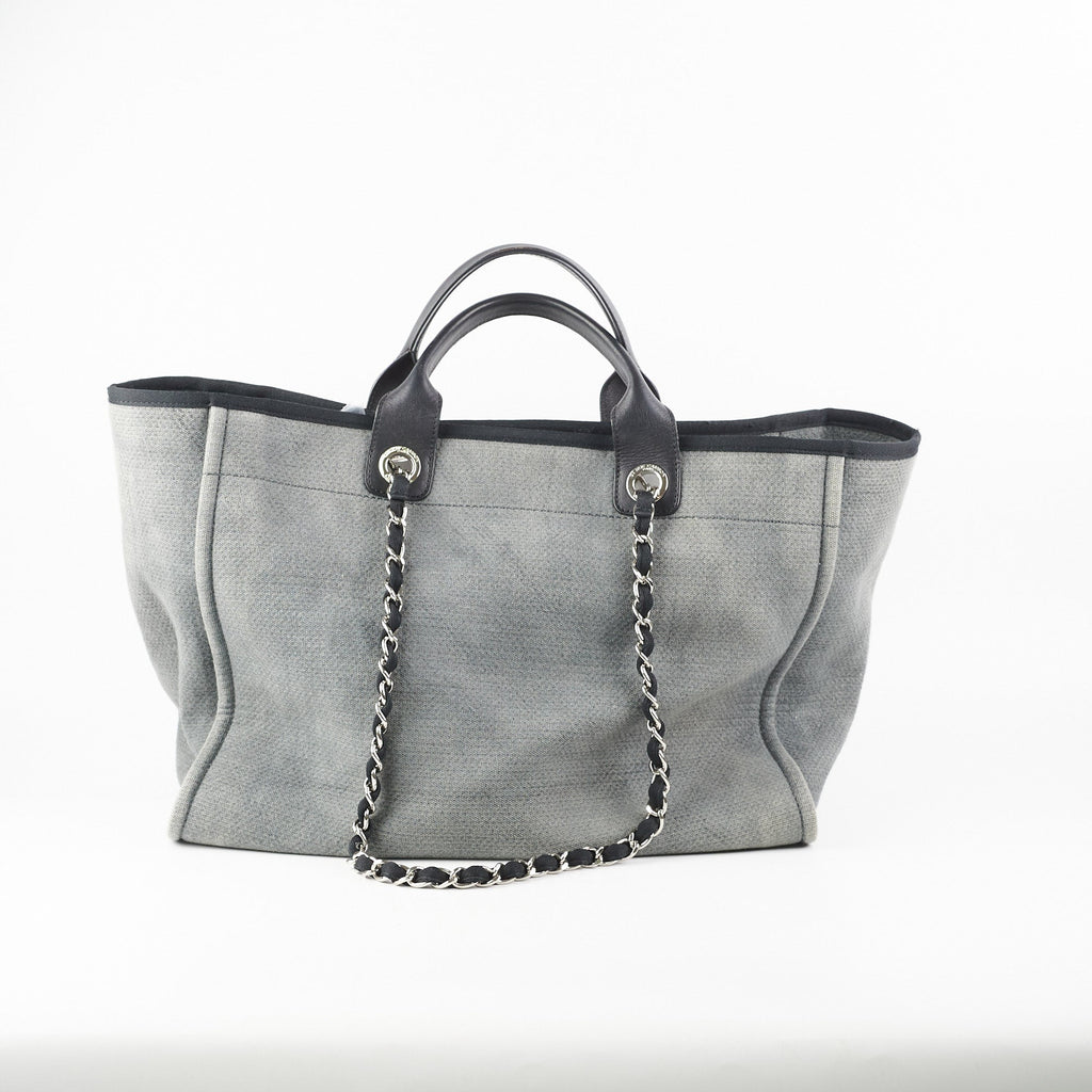 Chanel Medium Deauville Tote Grey