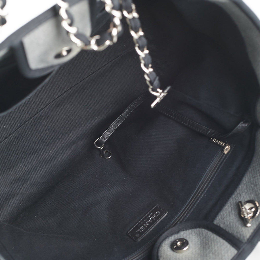 Chanel Medium Deauville Tote Grey