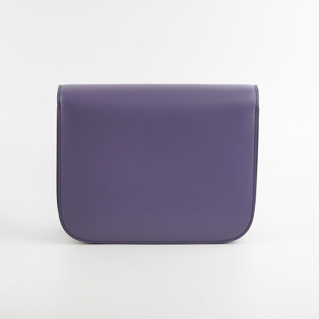 Celine Medium Purple Box Shoulder Bag