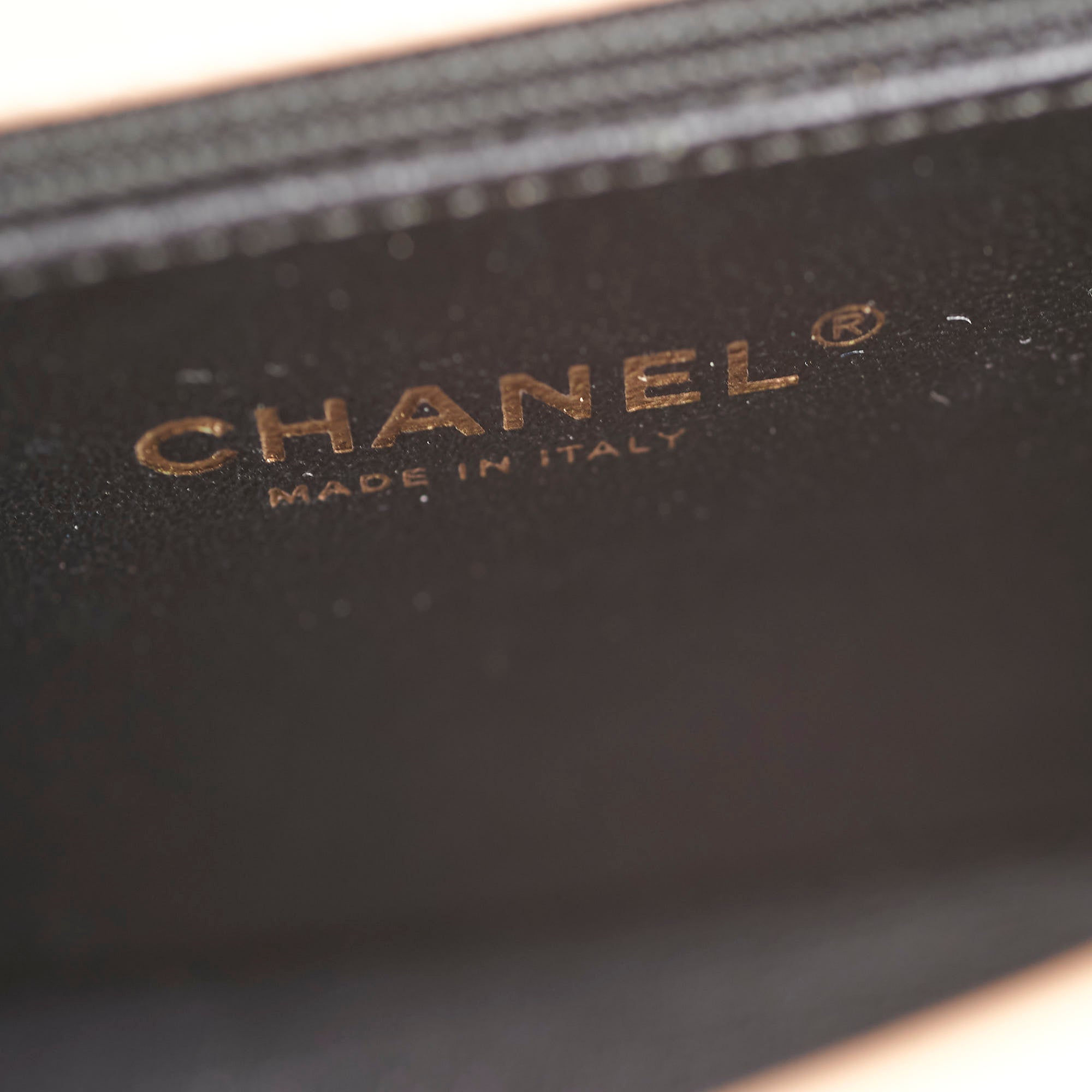 Chanel Filigree Caviar Beige Small Flap Shoulder Bag