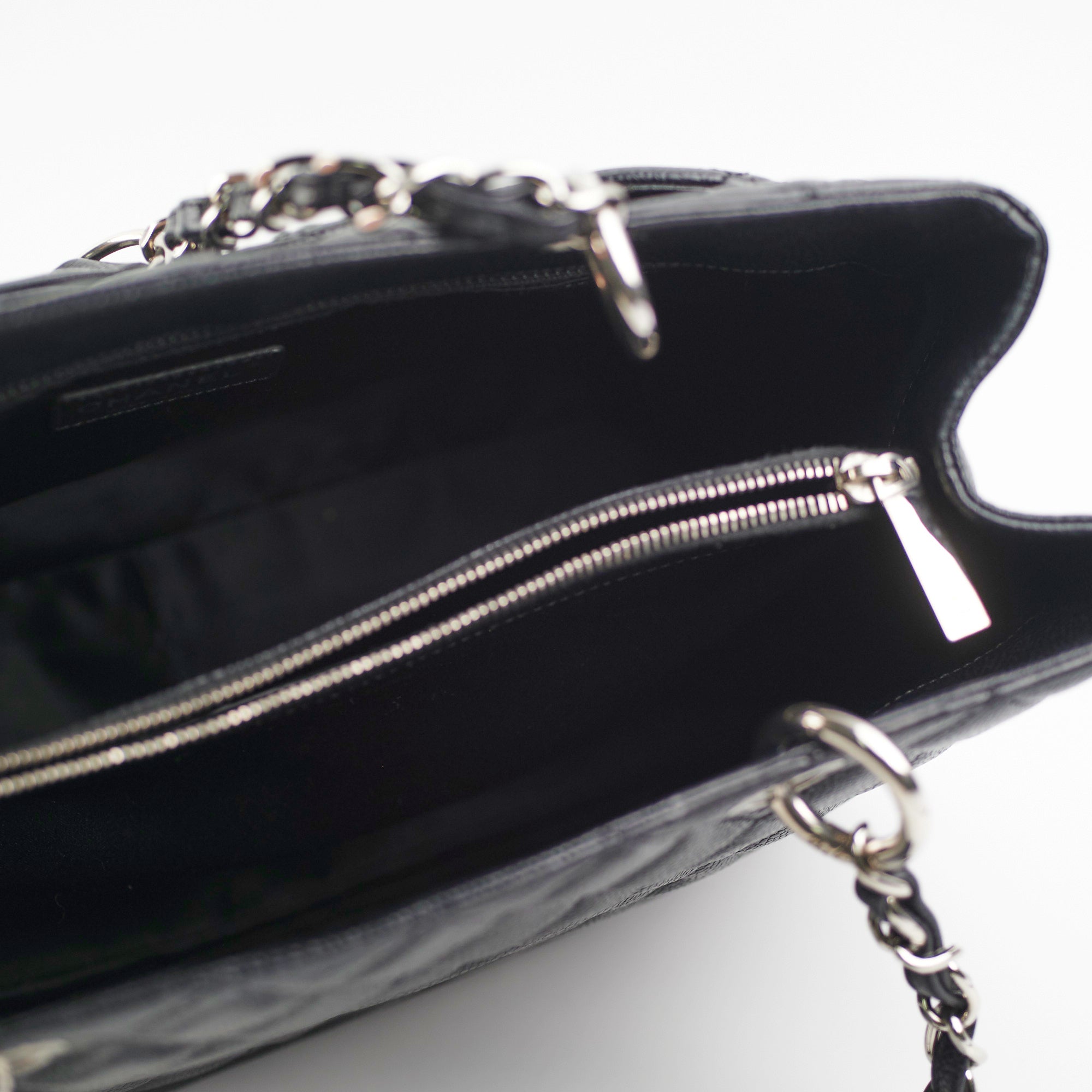 Chanel Grand Shopping Tote GST Caviar Black Shoulder Bag