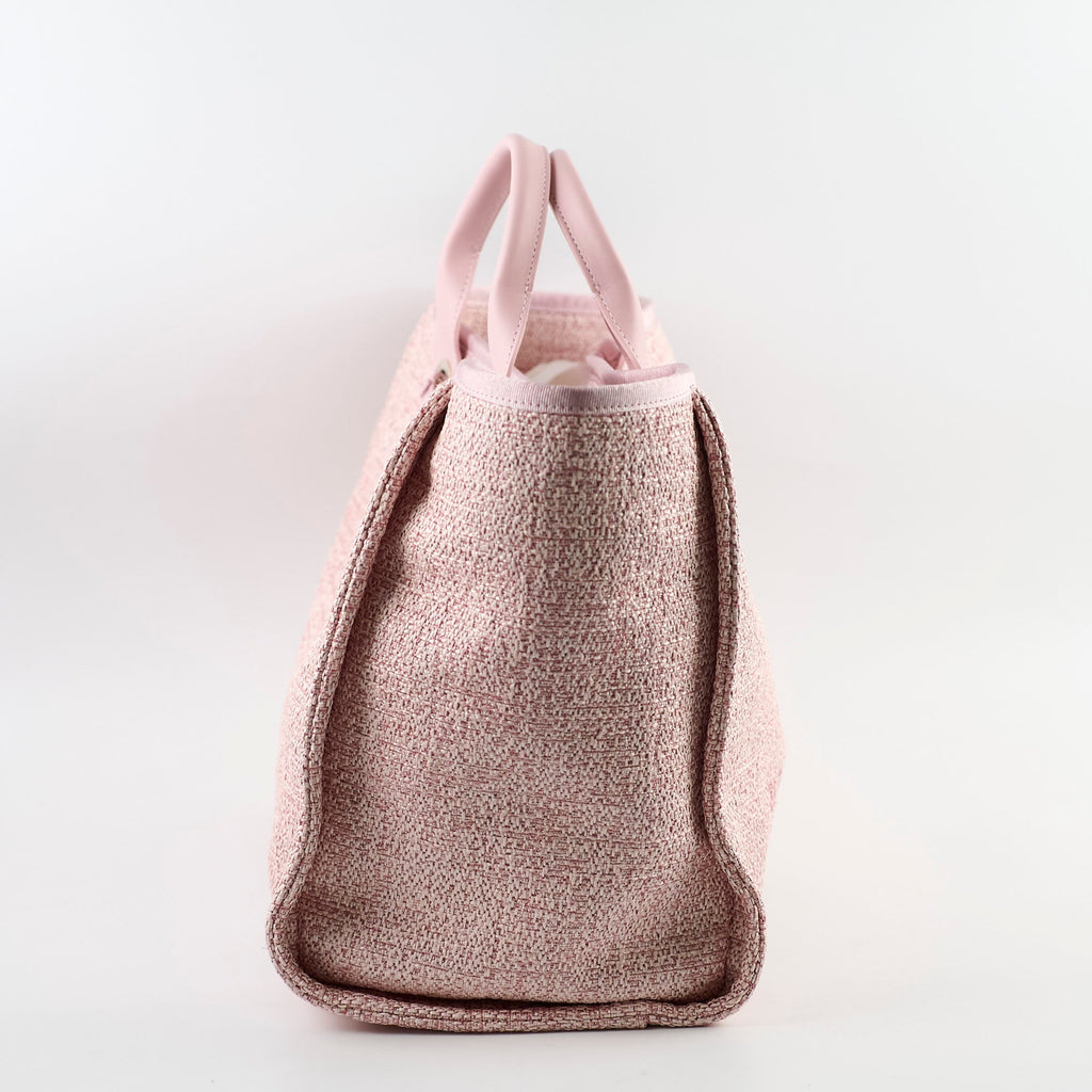 Chanel Deauville Tote Pink Tweed - Series 27