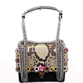 FENDI Kan I Small Python Leather Shoulder Crossbody Bag - Last Call