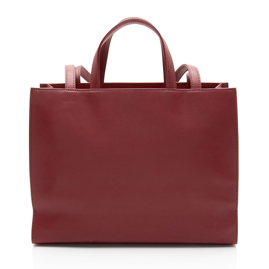 Telfar Faux Leather Medium Shopping Tote