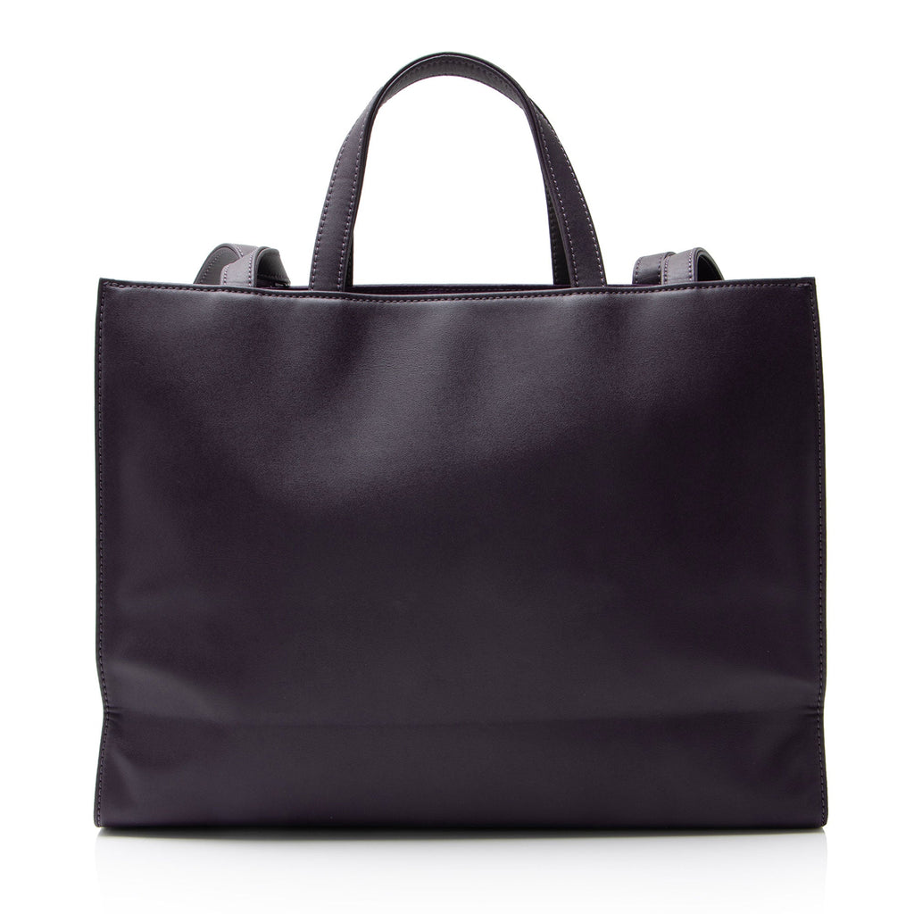 Telfar Faux Leather Medium Shopping Tote