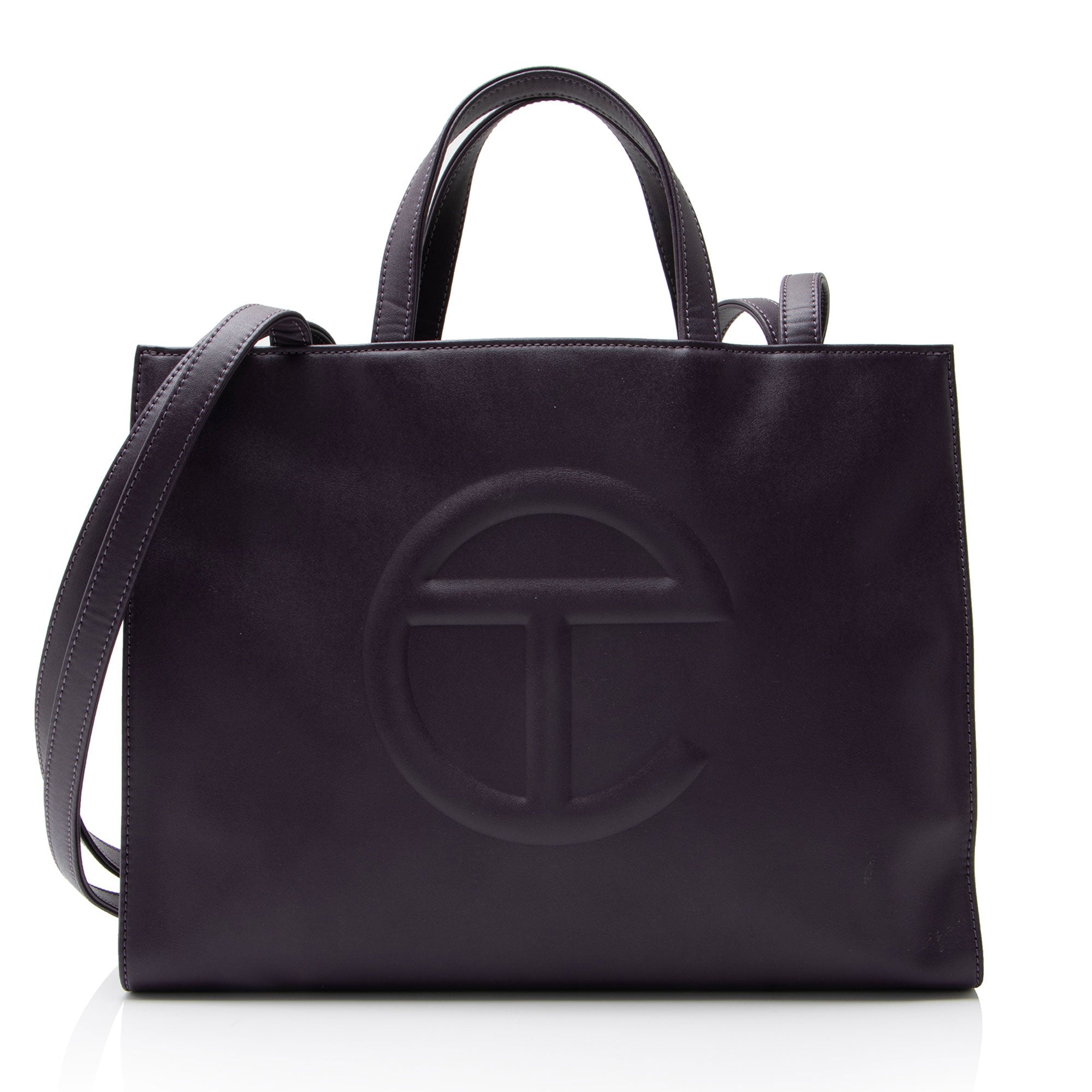 Telfar Faux Leather Medium Shopping Tote