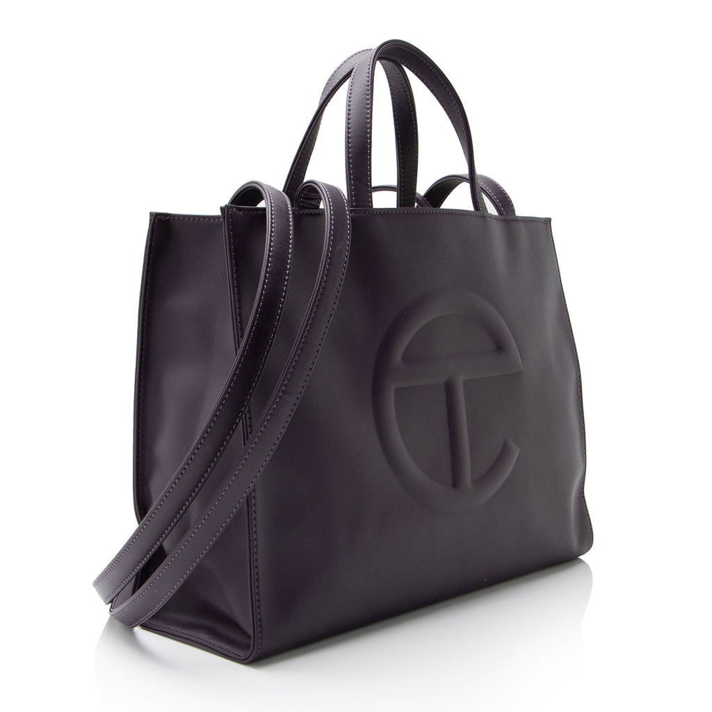 Telfar Faux Leather Medium Shopping Tote