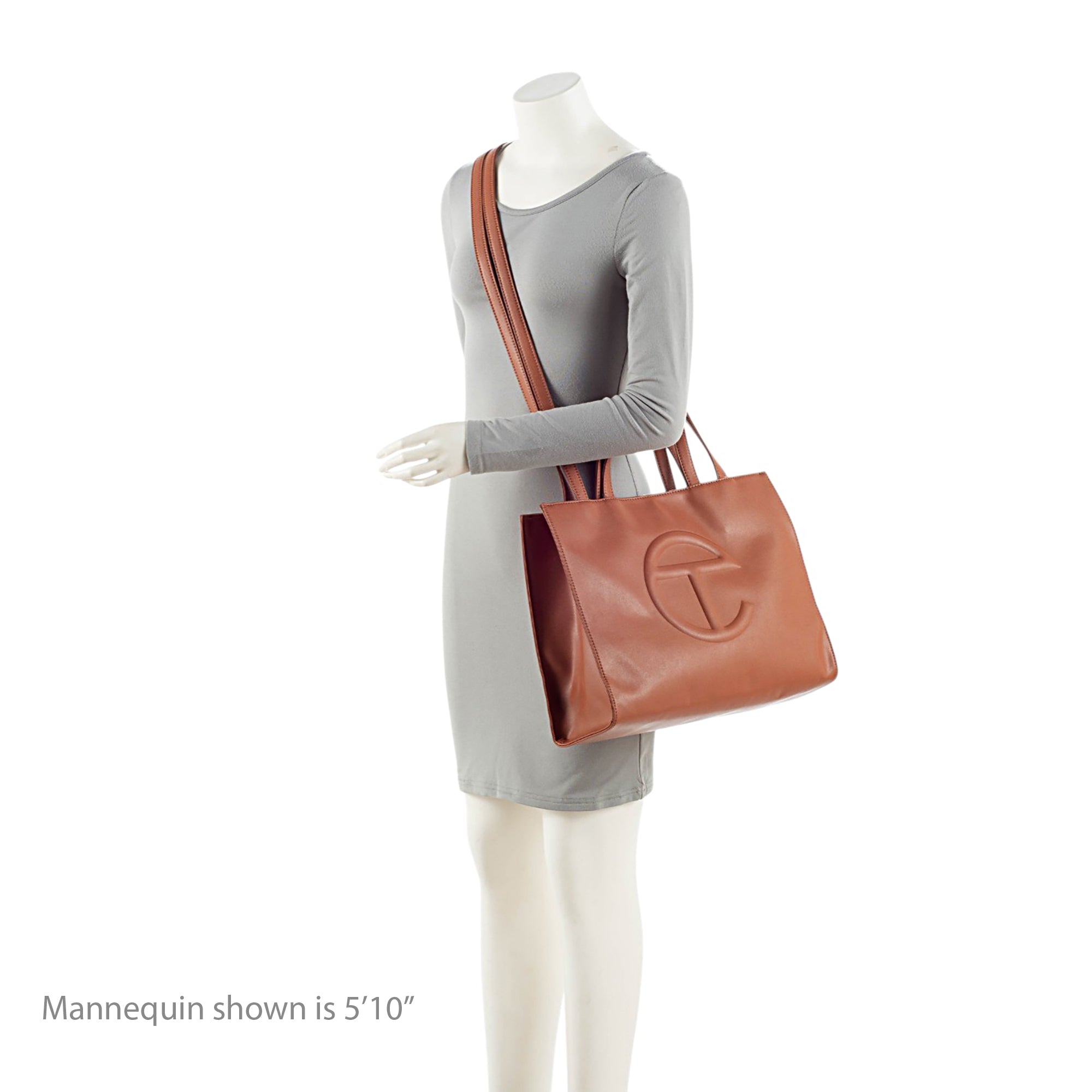 Telfar Faux Leather Medium Shopping Tote