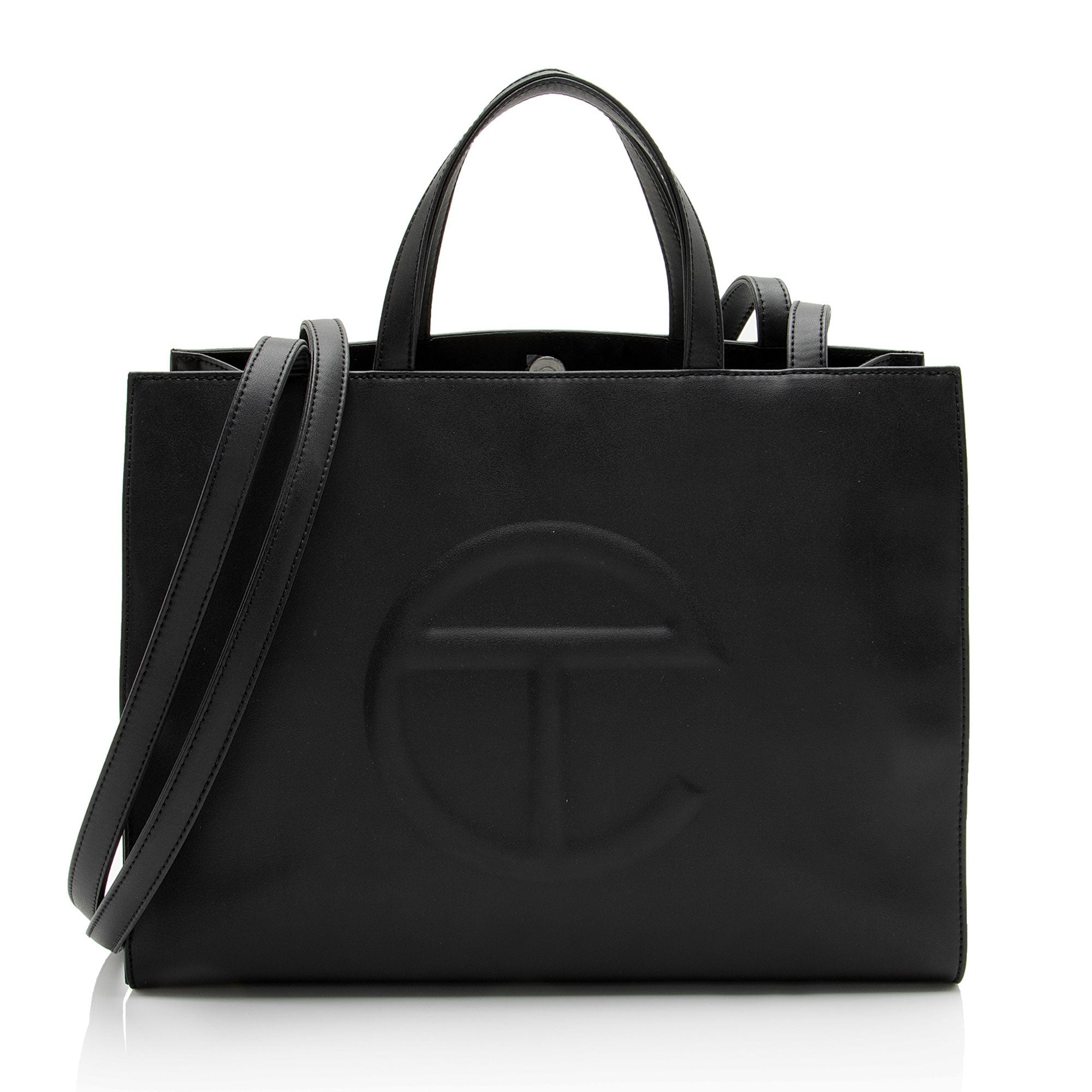 Telfar Faux Leather Medium Shopping Tote