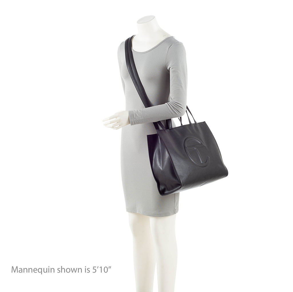 Telfar Faux Leather Medium Shopping Tote