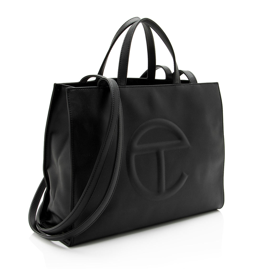 Telfar Faux Leather Medium Shopping Tote