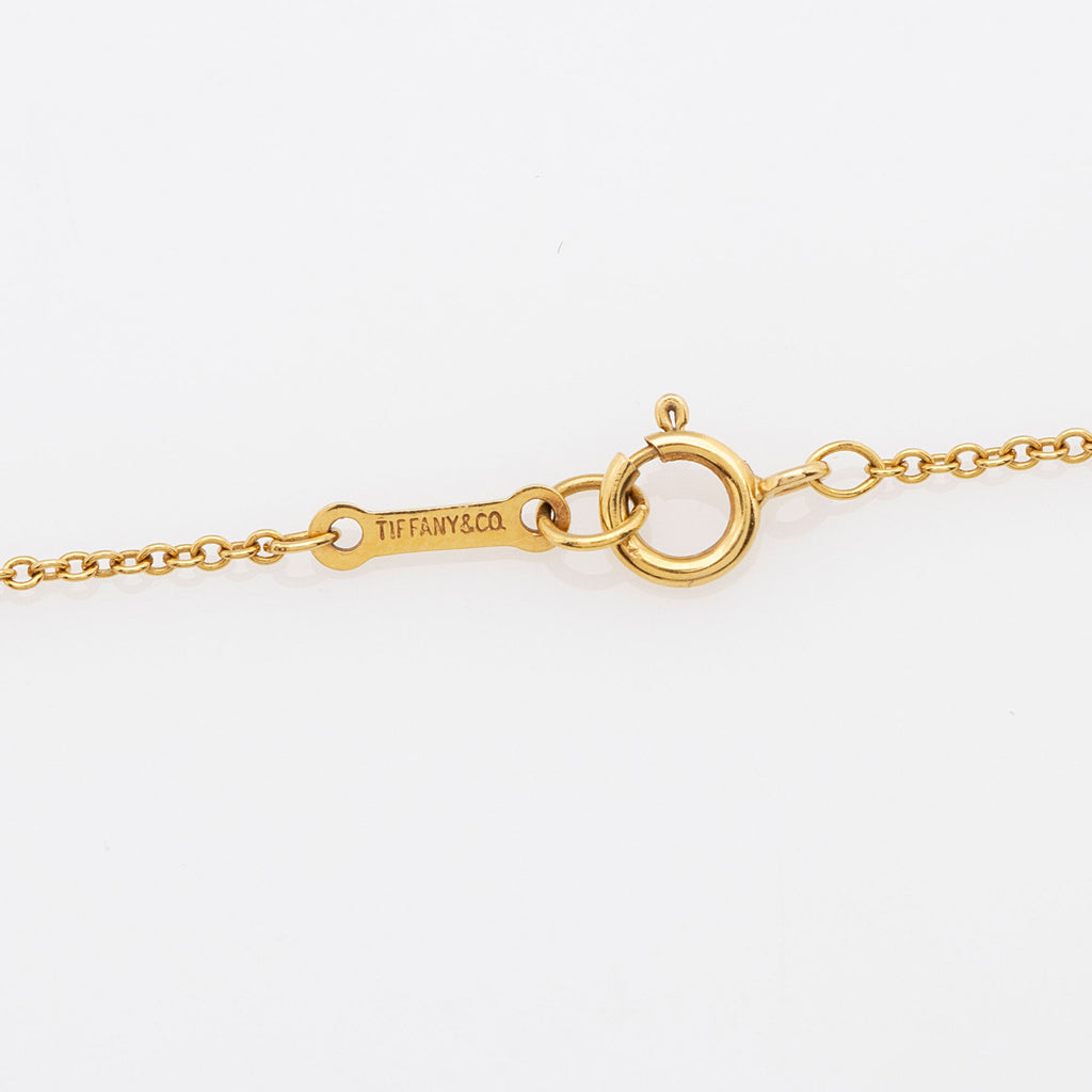 Tiffany & Co. Elsa Peretti 18k Gold Bean 9mm Necklace