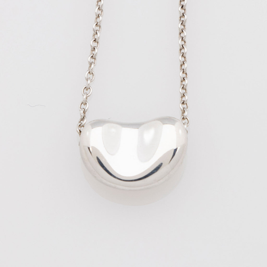 Tiffany & Co. Elsa Peretti Sterling Silver Bean 9mm Necklace