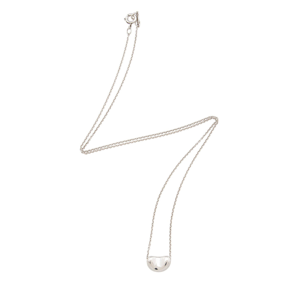 Tiffany & Co. Elsa Peretti Sterling Silver Bean 9mm Necklace