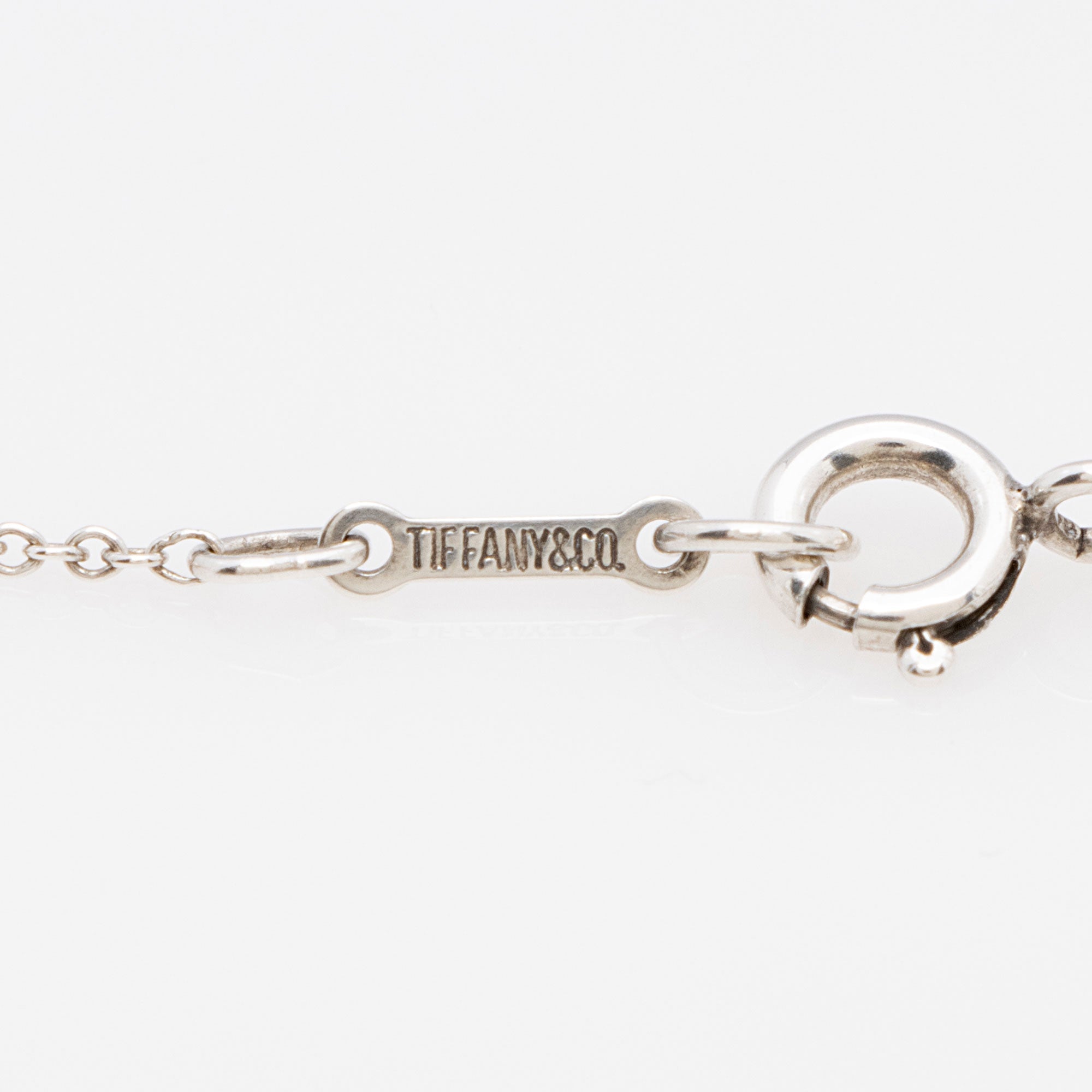 Tiffany & Co. Elsa Peretti Sterling Silver Bean 9mm Necklace