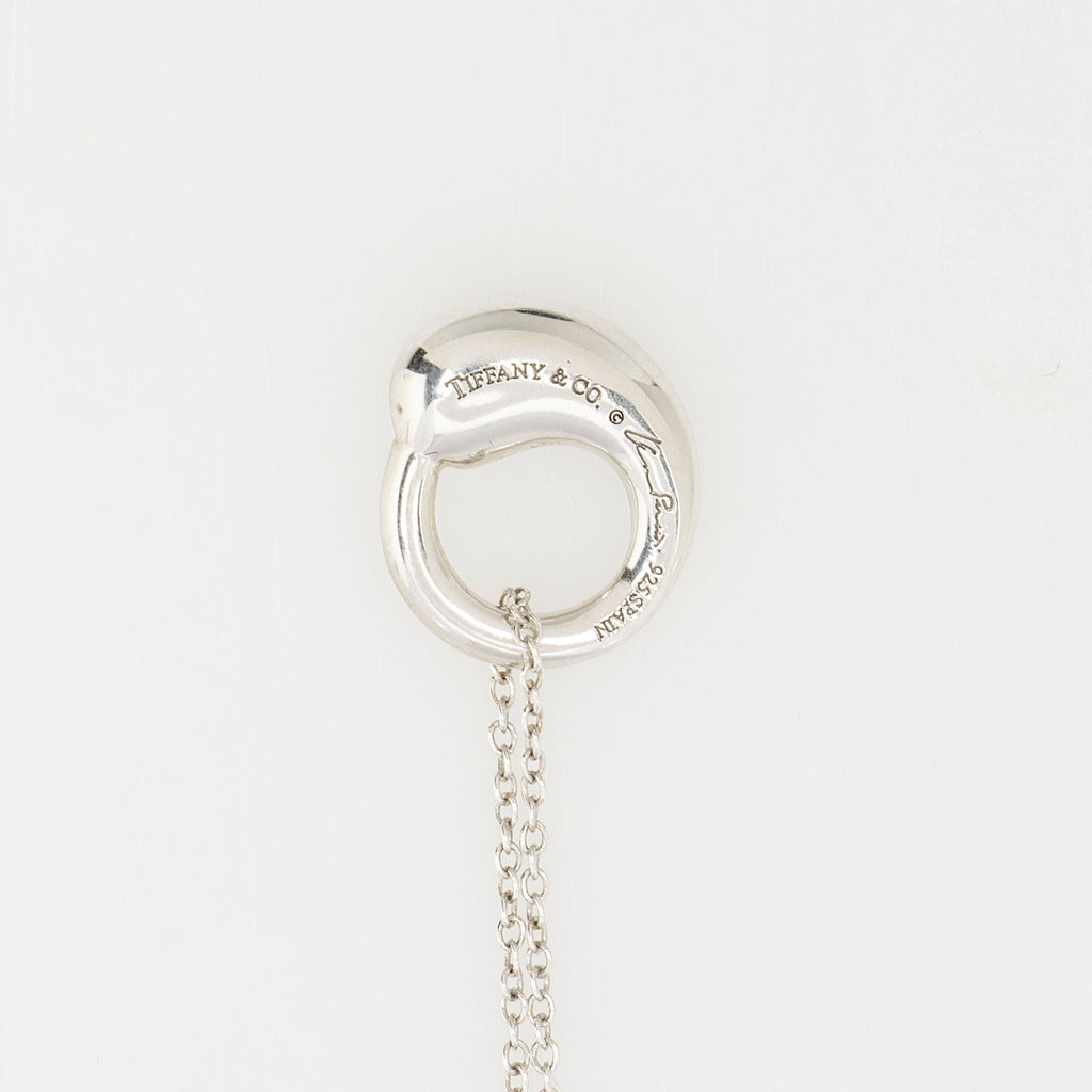 Tiffany & Co. Elsa Peretti Sterling Silver Eternal Circle Necklace