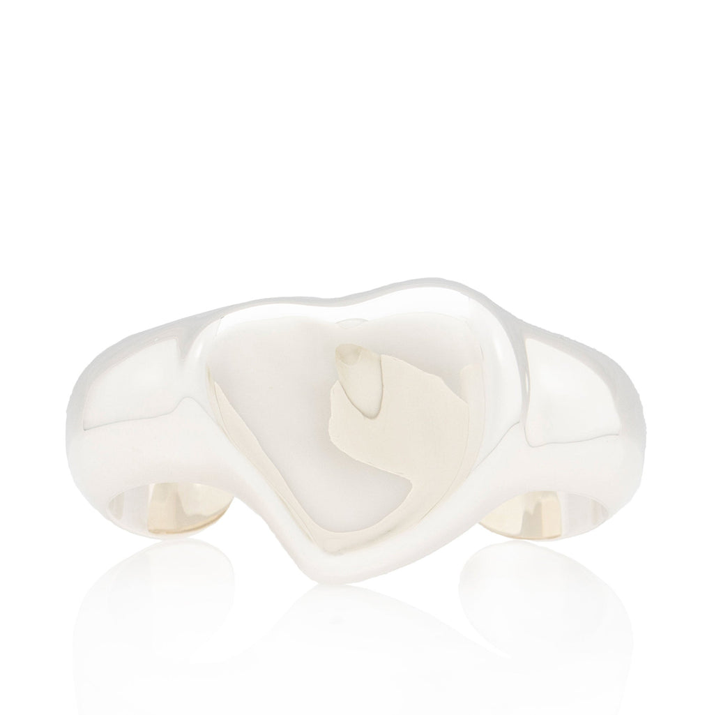 Tiffany & Co. Elsa Peretti Sterling Silver Full Heart Cuff