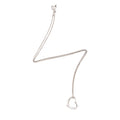 Tiffany & Co. Elsa Peretti Sterling Silver Open Heart 16mm Small Necklace